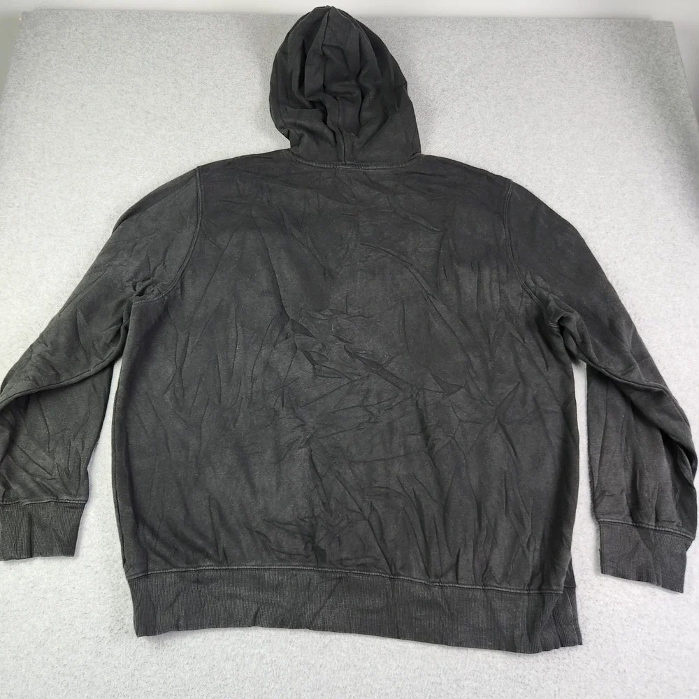 The North Face Hoodie Mens XXL Black Half Dome Logo Pullover Fleece Sweatshirt‎